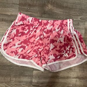 adidas Pink Camouflage Athletic Shorts